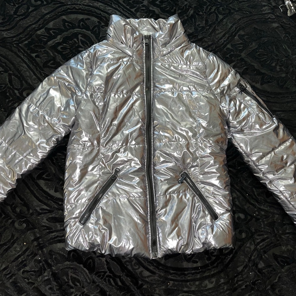Metallic Puffer Jacket - Picture 5 of 6